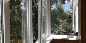 Установка пластикового балкона: КВЕ 58. Гарантия от завода производителя 3 года